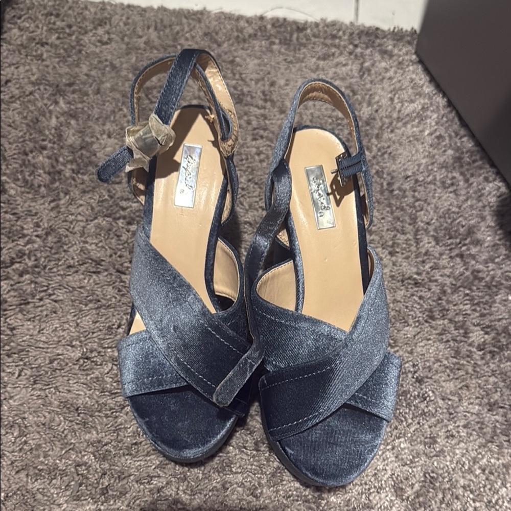 Elegant Blue Women's Sandals